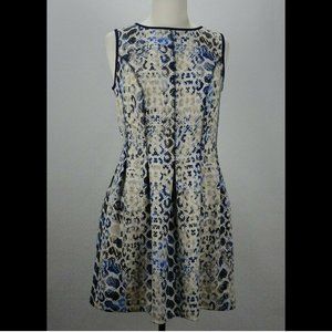 Apt 9 Size M Sleeveless Fit and Flare Animal Snake Print Dress with Pock…
